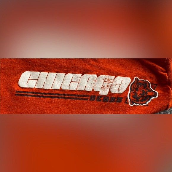 Chicago Bears Orange Long Sleeve Shirt - 3XL - Picture 4 of 7